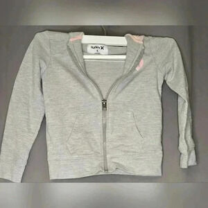 Girls Hurley zip up hoodie size 6. 3/$15